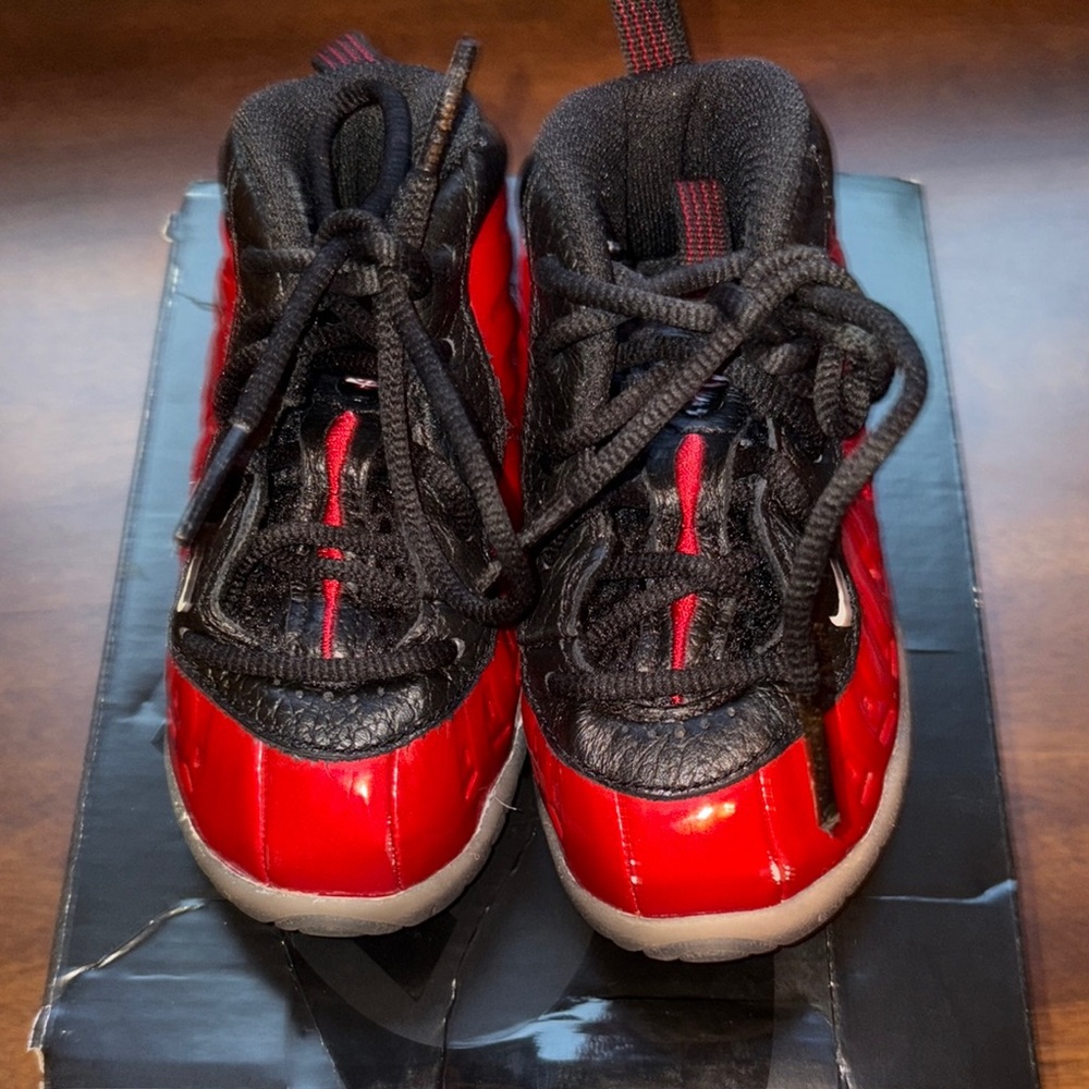 Nike Red and Black Athletic Sneakers